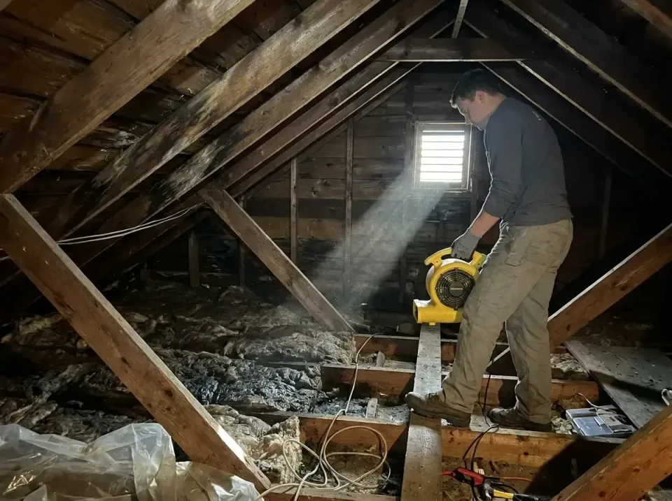 attic-water-damage-drying-proc-007 — frequently asked questions, Emergency Water Extraction & 24/7 Flood Response in West Mi…